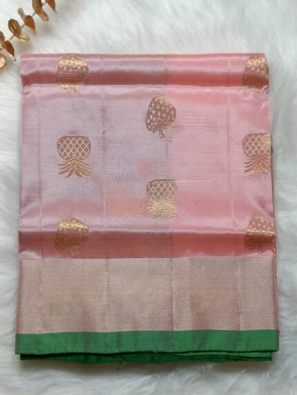 AA48- Pink color Uppada Silk saree