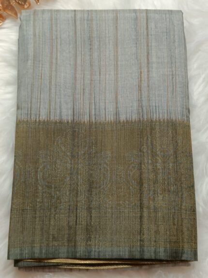 AA11 Pale Grey Color Fancy saree