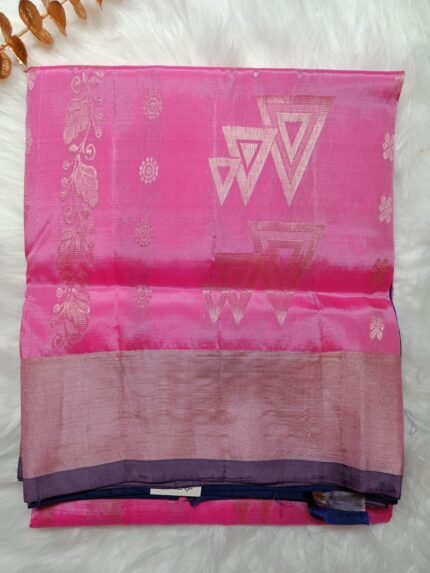 AA31 Baby Pink Uppda Sico Sarees