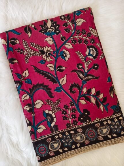 AA121 PURE KALAMKARI COTTON SAREE