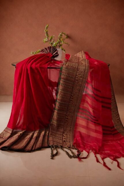 AANAR01 Pure Narayanpet Cotton Saree – Timeless Elegance in Every Thread